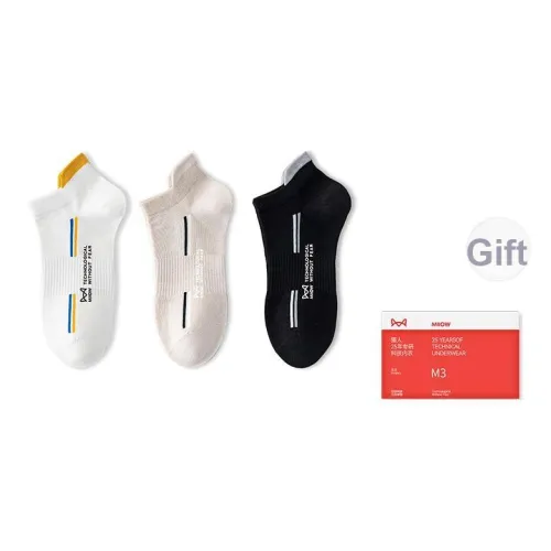 MIIOW Trend Party series Низкие носки Мужской Сумка для покупок 3 упаковки