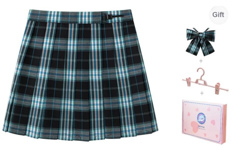 Tokyo Season Casual Short Skirts Women's Gift Box Set Stunning Blue-1