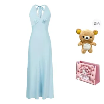 FLIM Slip Dresses Women's Blue Bear Box
