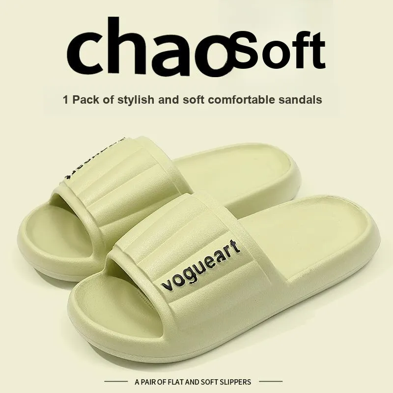 Foot Recreation Home Practical Summer Slip Resistant Quiet Bathroom Bathing Soft Sole Slippers-16