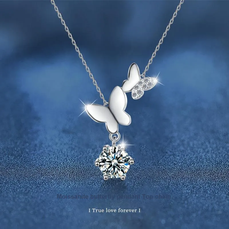 JESCAKOO 925 Sterling Silver Necklaces Women's-1