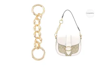 Lan Bao Fan Metal Bag Accessory Women's Gold Tone/Antique Gold/White Rhinoceros
