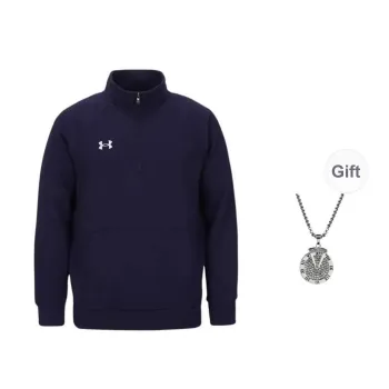 Under Armour Rival Sweatshirt Men's Marine Blue, Comes With Necklace