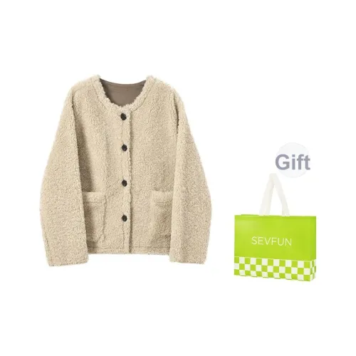 7 SEVFUN Velvet Feel Coat Women's