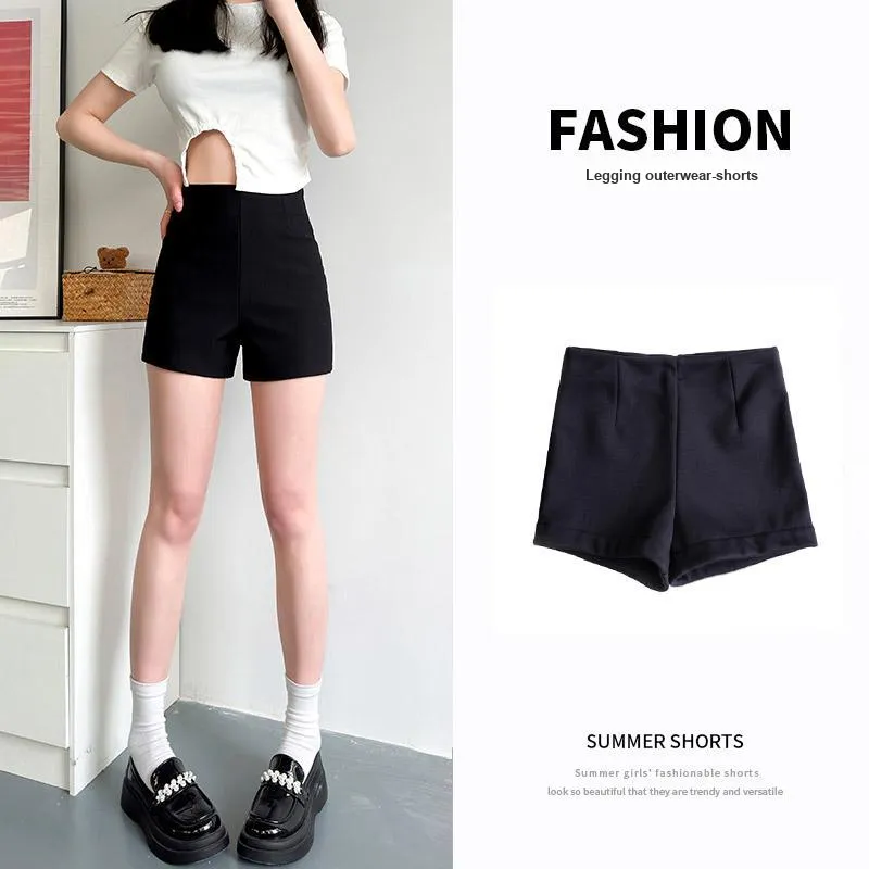 Urban Beauty Casual Shorts Women's Black-3