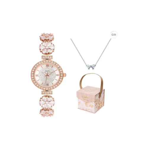 Jbaili Кварцевый механизм металлический ремешок унисекс золотой циферблат