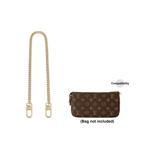 Metal Shoulder Strap Women's Gold Tone Металл Плечевой ремень Женский Золотой Тон