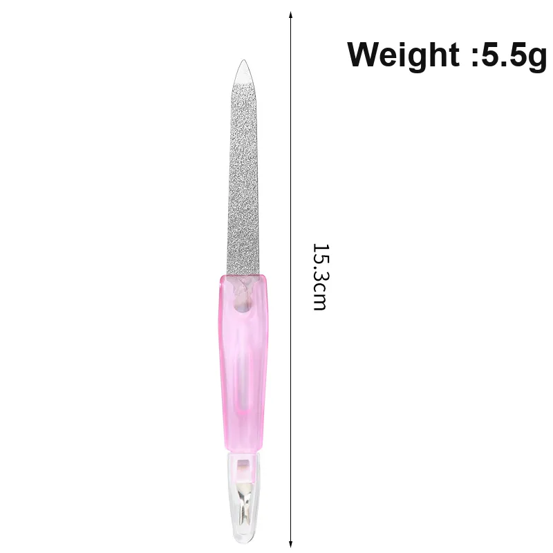 JIAOXUEFEI Dead Skin Push Dual-Head Stainless Steel Nail File And Cuticle Pusher Stainless Steel Dead Skin Pusher-5