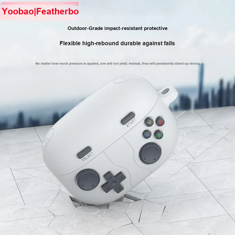 Yoobao Compatibility Sony Link Buds S Silicone 3D Impact Resistant Console Protective Cover Headphone Cases-2