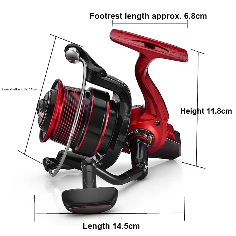 Cameron Fishing Line Reels Front Drag Spinning Reel Fishing Stainless Steel PVC Reinforced Nylon Material-3