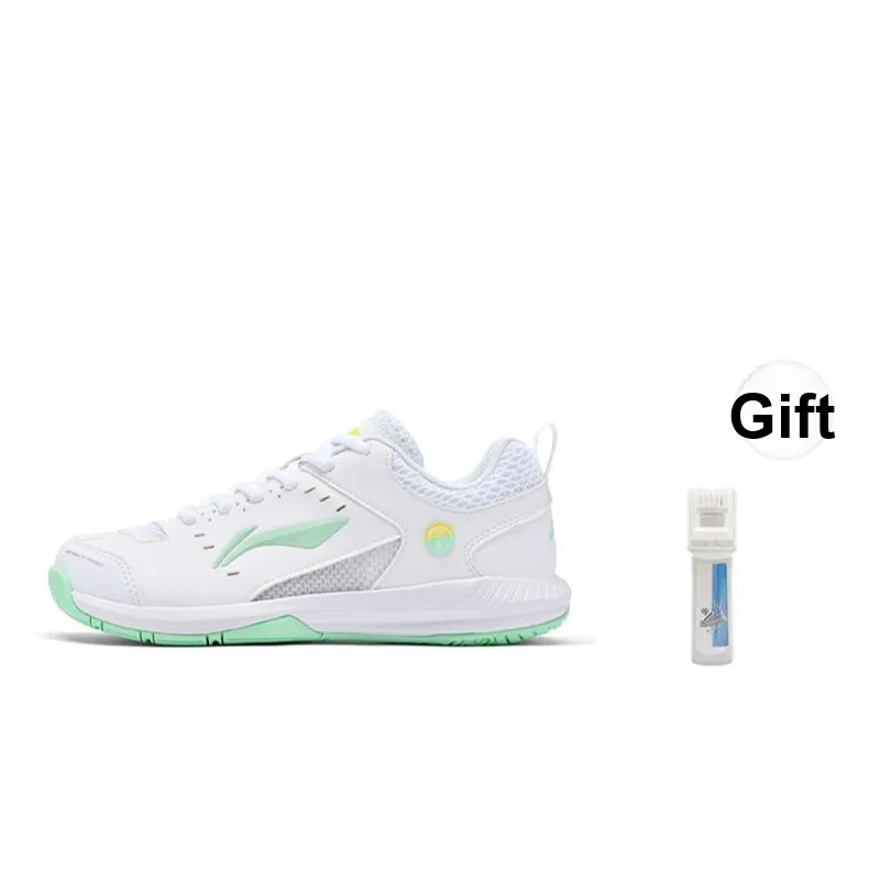 LiNing Feather Slip-Resistant Breathable Lightweight Low-Top Badminton Shoes Unisex Light Turquoise-6