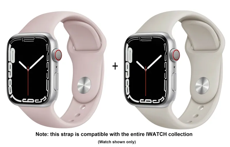 ZHISHENG Apple Compatibility Watch Band 21.7cm Silicone Material-11