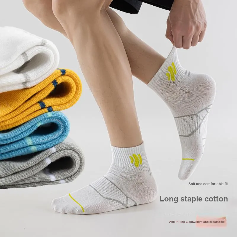 FAIRWHALE Mid Calf Socks Unisex 5 Pack-9