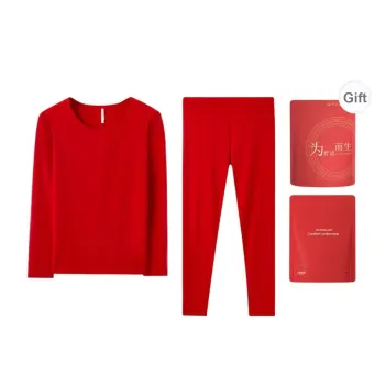 Red bean Women's Thermal Sets