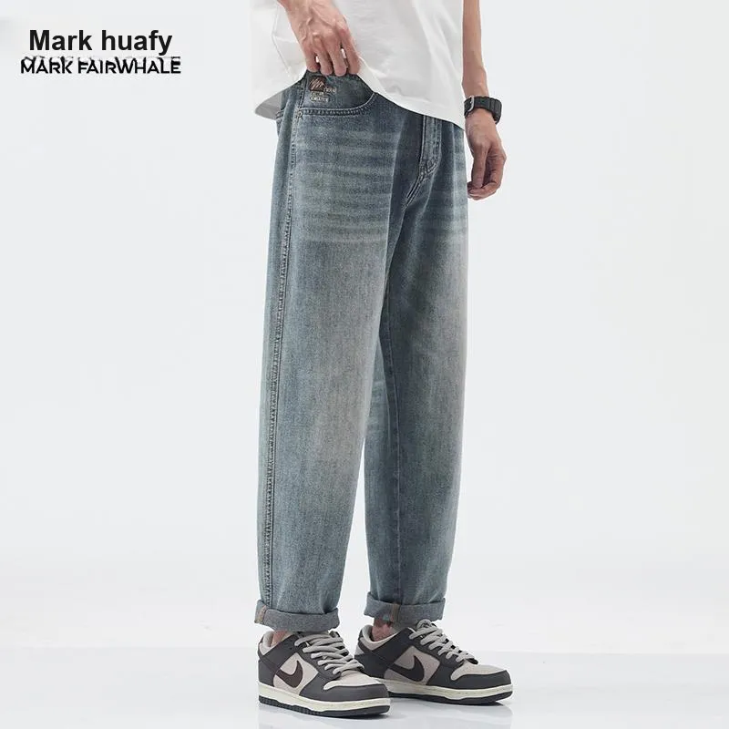 FAIRWHALE Jeans Unisex Blue Gray-1