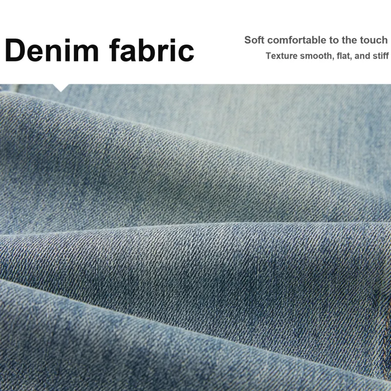 HLA Jeans Men Blue Gray Ox Transition Color Light D6-4