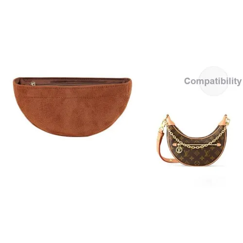 Luxury Care Artisan Workshop Оригинальный Fleece Внутренний карман Ремень Сумка Женская Коричневый