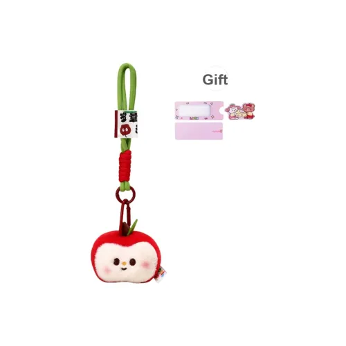 AOLETU Милый Яблоко Подвеска Счастье Радость Медведь Кукла Плюшевая Кукла 10 см Высота