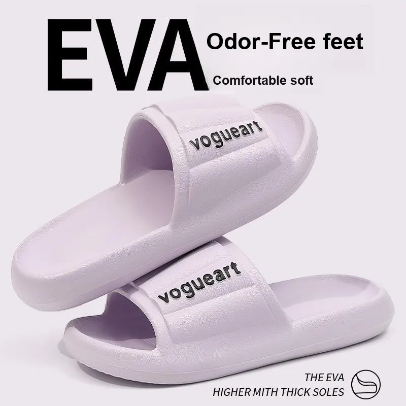 Foot Recreation Home Practical Summer Slip Resistant Quiet Bathroom Bathing Soft Sole Slippers-26