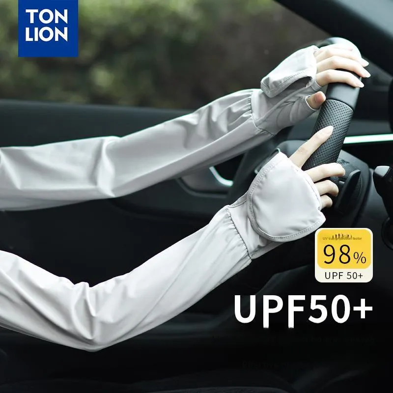 Tonlion Polyamide Sun Protection Sleeves Women's-1