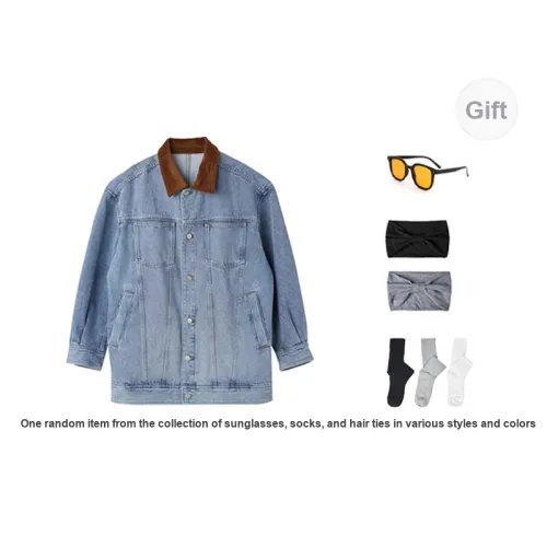 ULD Denim Jackets Unisex Light Blue - Gift Edition