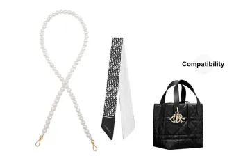 Lan Bao Fan Synthetic Pearl Bag Strap Women's Multicolor
