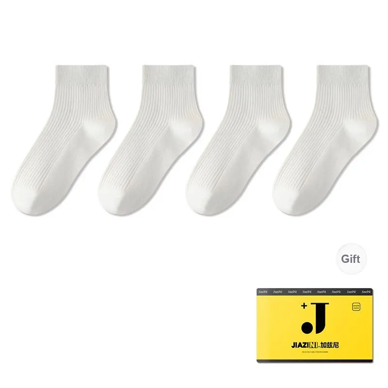 JIAZINI Ankle Socks Women's 4 Pack-5