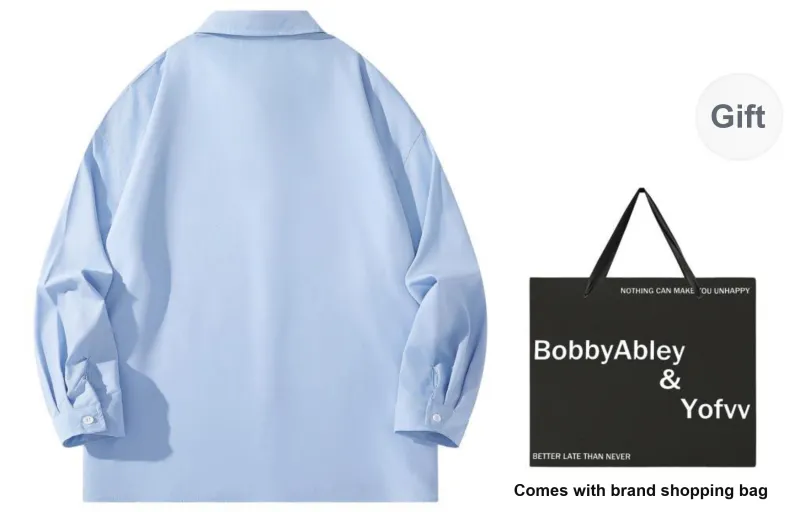 BOBBY ABLEY Shirt Coat Fall And Winter Unisex-276