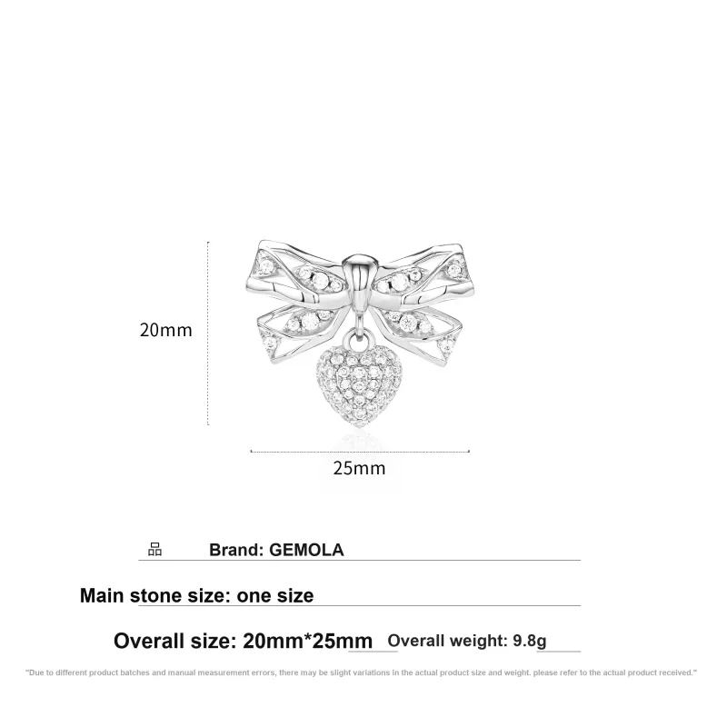 GEMOLA Synthetic Cubic Zirconia Necklaces Women's-4