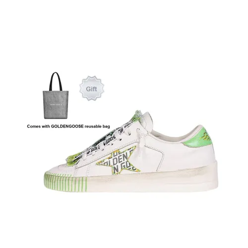 Golden Goose Stardan Low Топ Стильные Скейтбординги Мужской Белый Edition Designer Collaboration