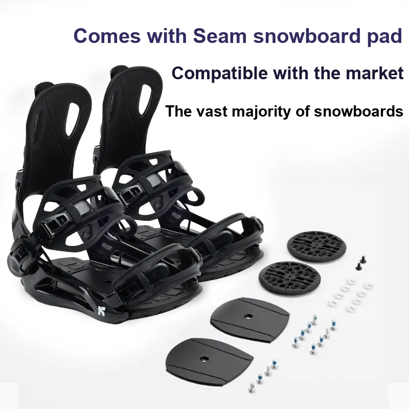 KUFUN Single Snowboard Ski Bindings Unisex-4