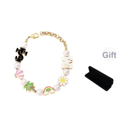 STK SMALL TOWN KID Медный + Стеклянные бусины + Низкая температура Эмаль Браслеты Унисекс