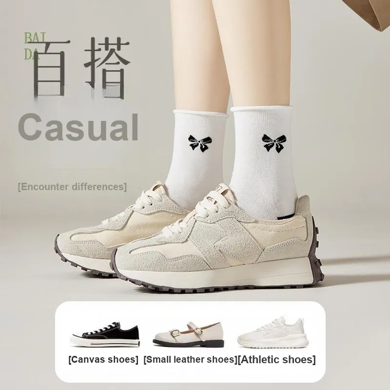 MIIOW Mid Calf Socks Women's 4 Pack-5
