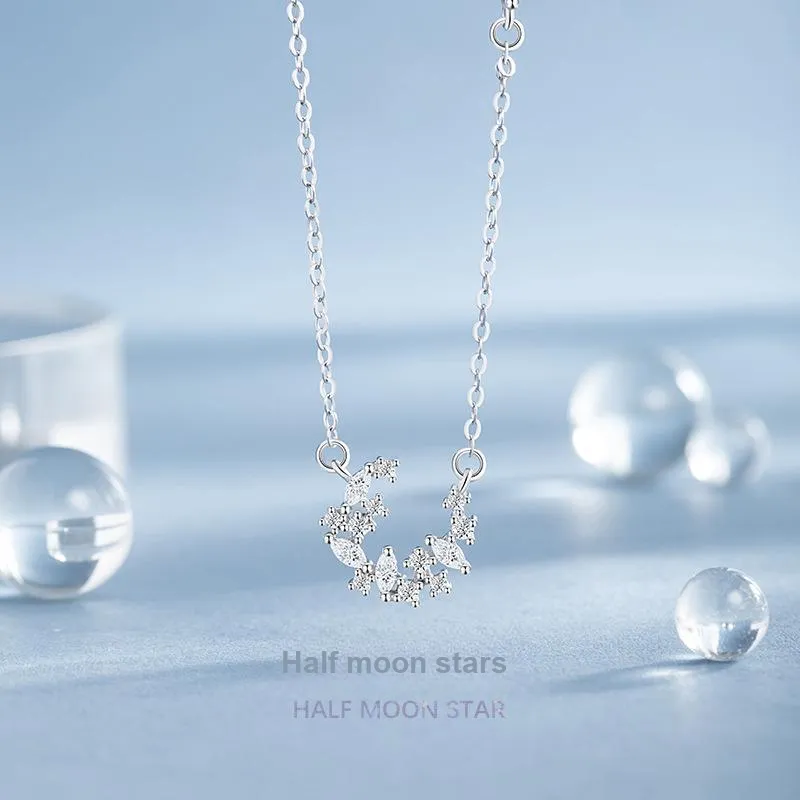 Eclater 925 Sterling Silver Necklaces Women's-1
