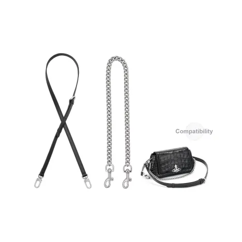 GUYI Alloy Handbag Strap Women's Black