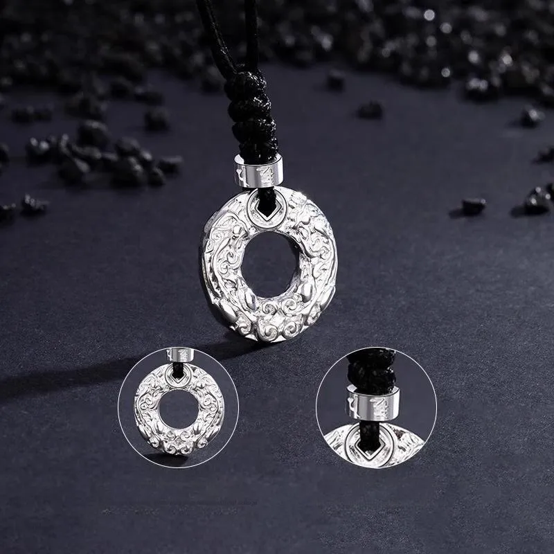 U state 999 Fine Silver Sterling Silver Necklaces Unisex-3