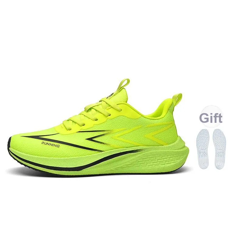 TCELLARS Cushioning Wear Resistant Breathable Height Increasing Rebound Low Top Running Shoes Unisex-164