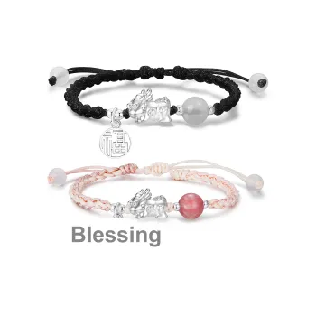 Zeroline Crystal Bracelets Unisex