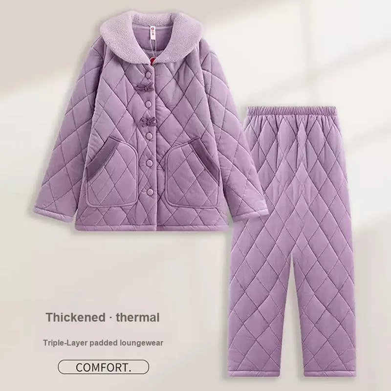FENTENG Pajama Set Women's Lilac-1