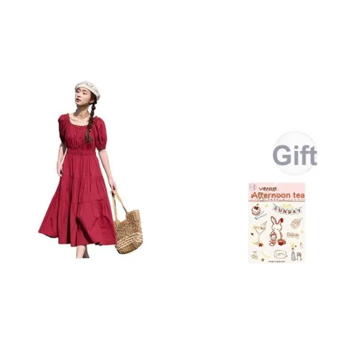 ZIHAN Короткий рукав Платье Женское