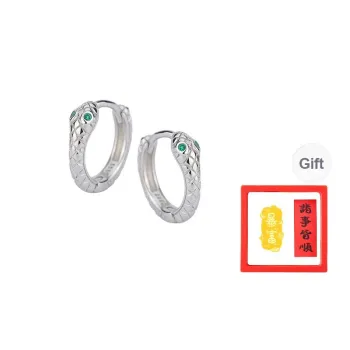 Chongqing Gold Store 999 Fine Silver Earrings Women's