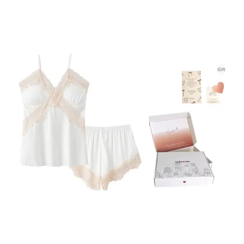 WANANNI Пижама Подарочная Коробка Женская Белая