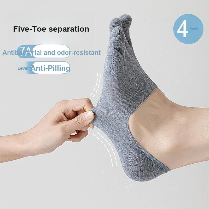 MIZU No Show Socks Men's 4 Pack-9