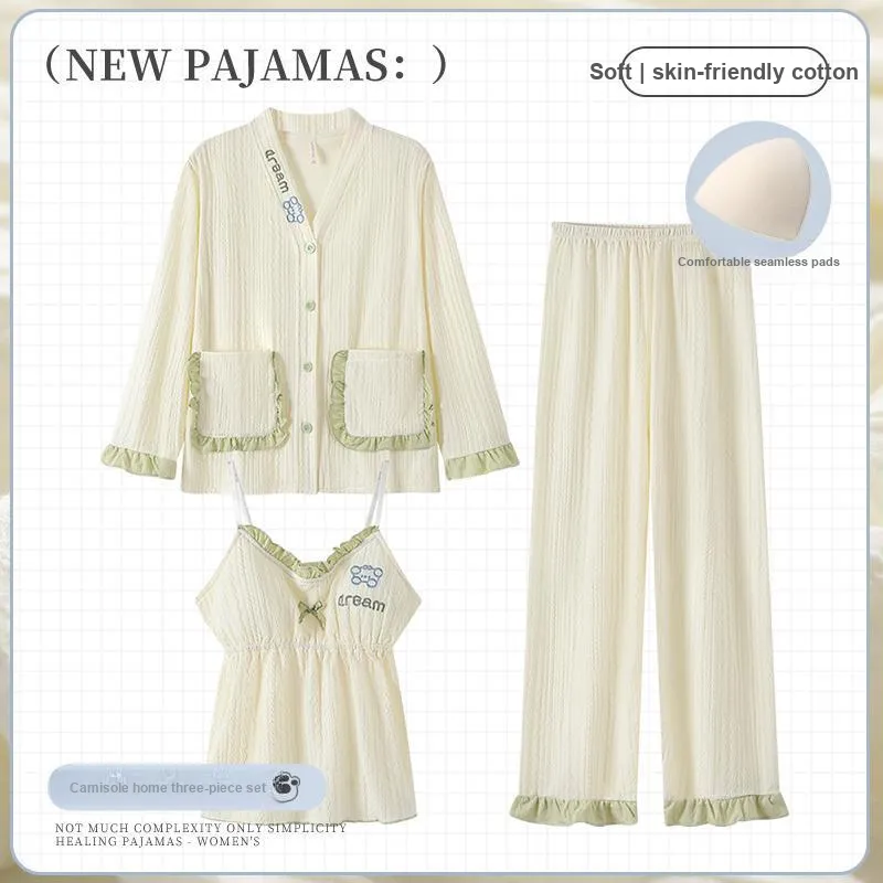 Maultiay Pajama Set Women's Green-1
