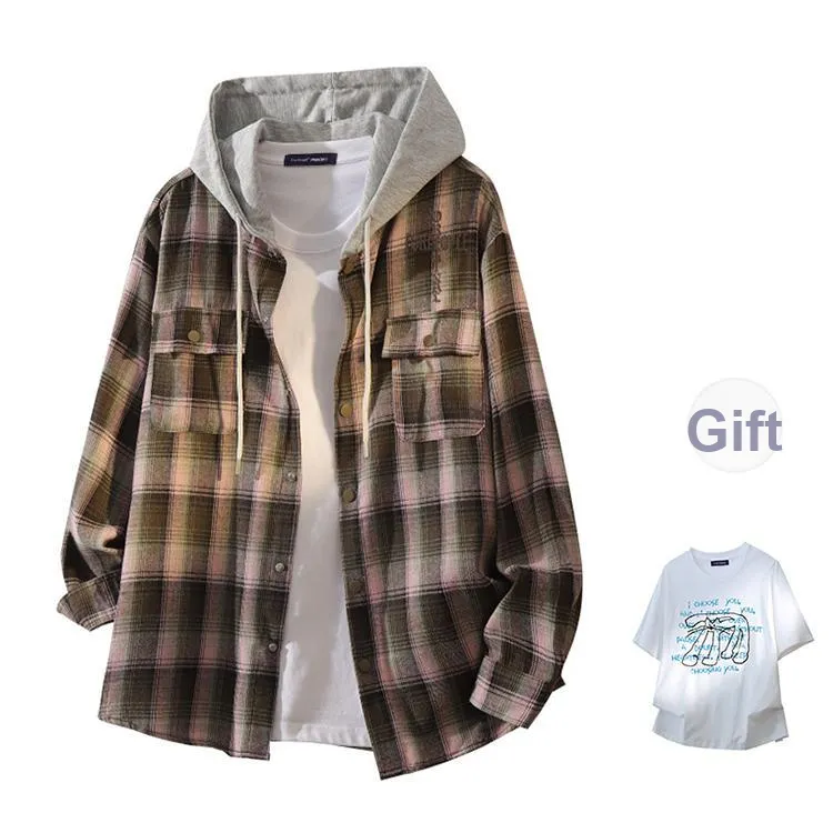 FAX FOR FMACM Shirt Unisex Black White Plaid-8