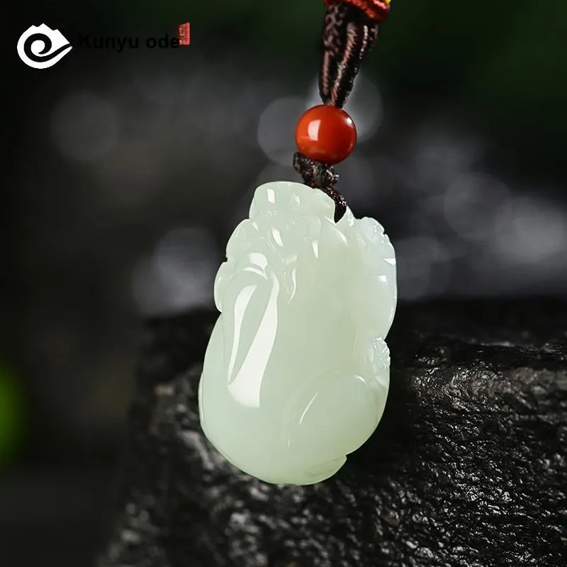 KUNYUYAO Pendants White Jade Unisex-9