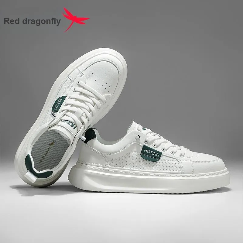 RED DRAGONFLY Low Top Skateboard Shoes Men's-5