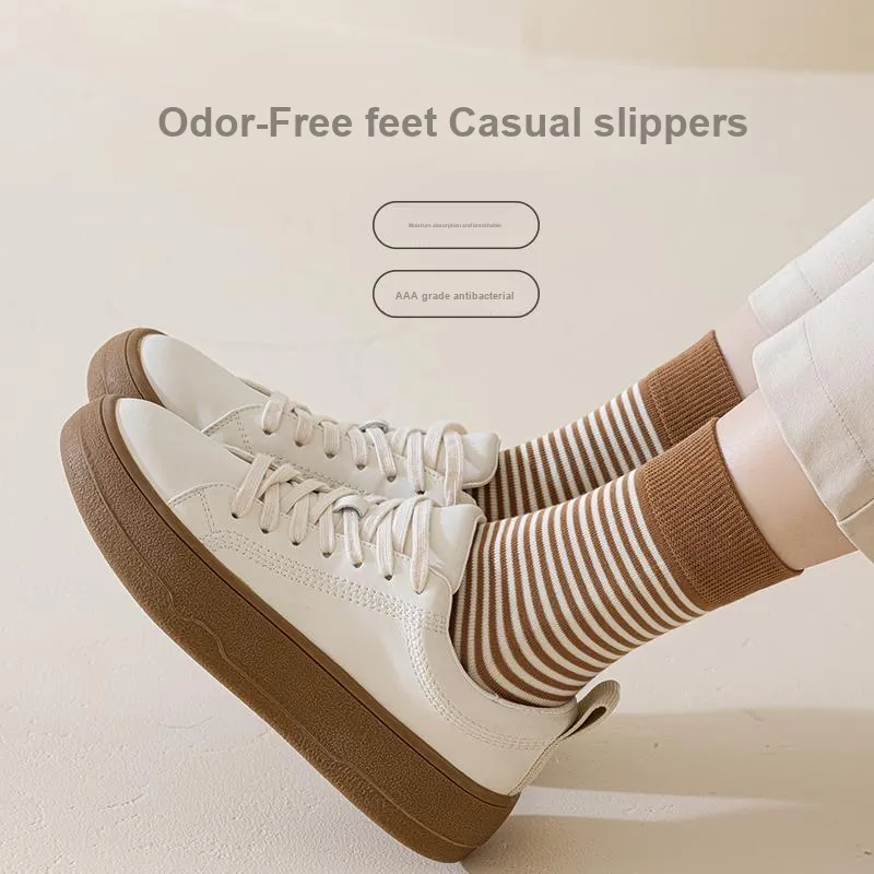 YINSHILIANGPIN Mid Calf Socks Women's 5 Pack-28