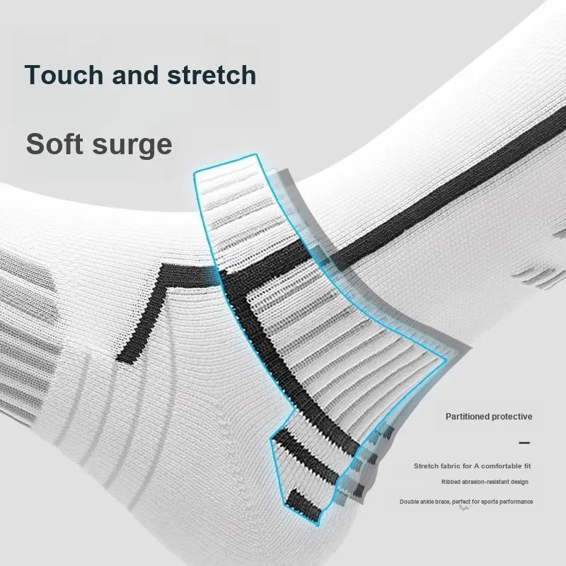LUOLIAN Basketball Socks Men's 3 Pack-2
