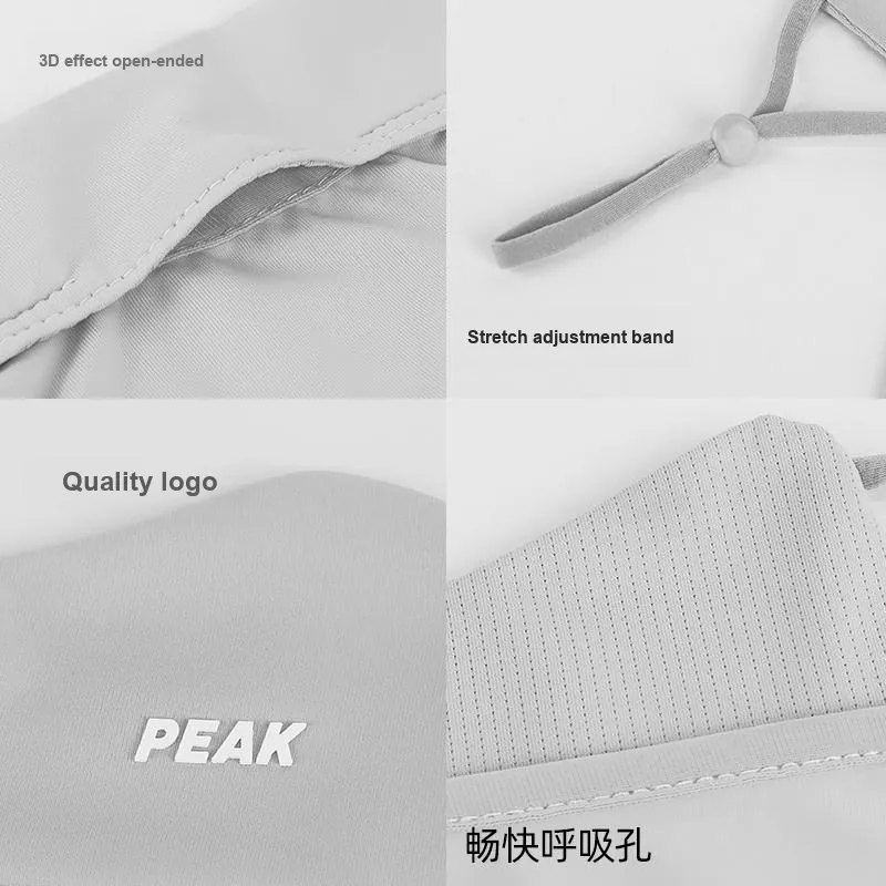 PEAK Polyamide Sun Protection Masks Unisex Gray-2